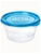 5X SISTEMA Food Storage Containers, Clear with Blue Lid, 760 ml.