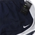 2 x NIKE Women's Dry Shorts, Size L, Polyester, Navy/White. Buyers Note -