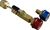 MASTERCOOL R134A Valve Core Remover Installer, Yellow Gold, 6.8 inch (for S