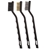 2 x TOLSEN 3pc Wire Brush Set, 180mm, Nylon, Steel & Stainless Steel.