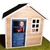 Children's Cubby Playhouse with Door and Windows
