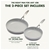GREEN PAN Venice Pro Tri-Ply Stainless Steel Healthy Ceramic Nonstick 20 &
