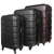 TOSCA Nero 2pc Expandable Hardside Luggage Set, Comprising Carry-on & Mediu