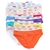 6 x PUMA Girls' Mixed Bikini Underwear, Size S (6/7), color: white/multi