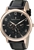 CHRISTIAN VAN SANT Men's 45mm Analog Quartz Watch, Gold-tone Case, Black Di