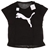 4 x Women's PUMA Cat Logo Active T-Shirts, Size M, Black. Buyers Note - D