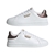 ADIDAS Women's Court Silk Shoes, Size US 9 / UK 7.5, White/White/Champagne