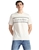 CALVIN KLEIN Men's Logo Tee, Size XL, 100% Cotton, Bone White (100), 40IC81