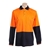 5 x WORKSENSE Cotton Polo Long Sleeve Shirt, Size 3XL, Orange/Navy. Buyers
