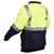 KINCROME Hi Vis Reflective Bomber Jacket, Size 4XL, Yellow/Navy, Quilted an
