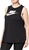 NIKE Women's Sportswear Futura Muscle Tank Top, Size L, Black (010), CW2206