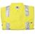 5 x WS WORKWEAR Mens L/S Open Front Cotton Ripstop Shirt, Size L, Yellow. W