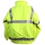 WS WORKWEAR Mens Waterproof Jacket, Size 2XL, Yellow. Stormproof front clos