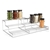 L.T. WILLIAMS Expandable 3 level chrome plated shelf. N.B. no packaging, s