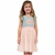 2 x ZUNIE Girl's Dress, Size 4, Sage/Multi. Buyers Note - Discount Freight