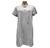 FILA Women's Judy Logo Dress, Size S, 95% Cotton, Light Grey Marle (039), A