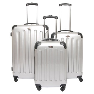 Swiss Case 4 Wheel ABS 3Pc Luggage Set S