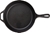 LODGE 26cm Cast Iron Skillet with Deer Scene, Black. Buyers Note - Discoun