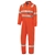 2 x WS WORKWEAR Hi-Vis Drill Coverall with Reflective Tape, Size 77R, Orang