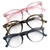 5 x FOSTER GRANT Design Optics Readers Glasses with Cases, Prescription +1.
