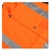 WS WORKWEAR Boston Hi-Vis Vest, Size 3XL, Orange. Reflective Tape & ID Pock