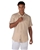 COAST CLOTHING CO Men's S/S Shirt, Size XL, 100% Linen, Natural, 111329. B