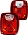 Pair of RAMPAGE Taillight Conversion Kit w/Euro Lenses | Pair, Brite Color