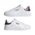 ADIDAS Women's Court Silk Shoes, Size US 8.5 / UK 7, White/White/Champagne
