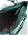 Niclaire Convertible Croc Embosed Leather Handbag