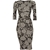 ClubL Women's Rose Knitted Midi Dress