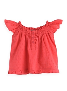 Pumpkin Patch Baby Girl's Shirred Neck D