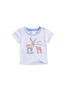 Pumpkin Patch Baby Stag Print Top
