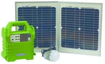 ECOBOX Solar Generator Kit c/w Built-in 75W Inverter, 10Ah Deep