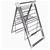 Home Hanger Portable Clothes Airer w/ Hanging Rail