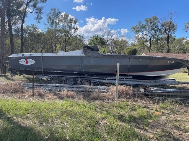 cigarette hull for sale Trident Rocket - Boat Kit Cigarette boats for sale -