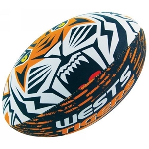 Wests Tigers NRL Team Supporter Ball Siz
