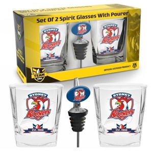 Sydney Roosters NRL 2 Spirit Glass and P