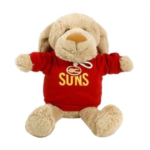 Gold Coast Suns AFL 22cm Baxter Dog W/Ho