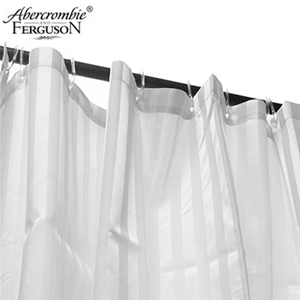 A & F Striped Shower Curtain 180 x 180cm