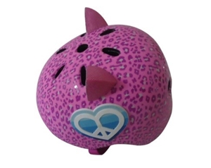 Krash Helmet Peace heart and kitty-Pink 