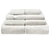 BeddingCo 700GSM Egyptian Cotton 7 Piece Towel Set - Grey Mist