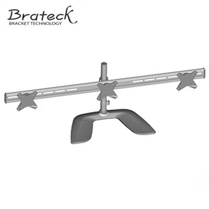 Brateck Horizontal Table Stand for 3 Scr