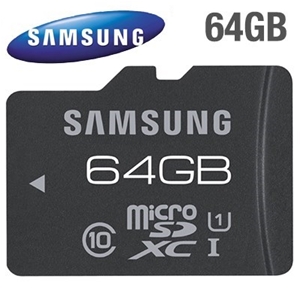 Samsung microSDXC PRO UHS-I Memory Card: