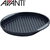 40cm Avanti Round Non-Slip Serving Tray: Black