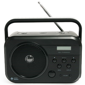 Portable DG200 DAB+ Digital Radio - Blac