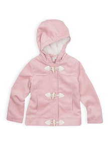 Pumpkin Patch Girl's Hooded Toggle Coat