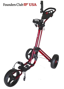3 Wheel PopUp Lightweight Red Golf Buggy