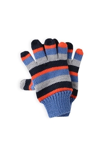 Pumpkin Patch Boys Striped Gloves