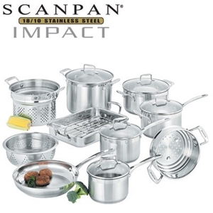 Scanpan Impact Stainless Steel 10Pce Coo