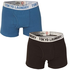 Tokyo Laundry Mens Sharpe Twin Pack Boxe